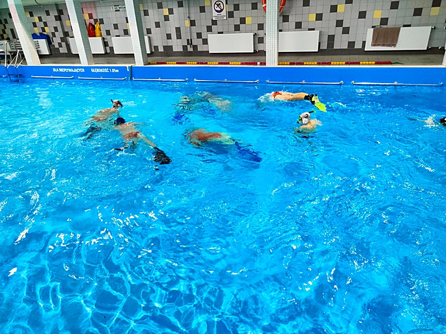 Hokej pod wodą Walenie Siemianowice Śląskie Trening IX 2022